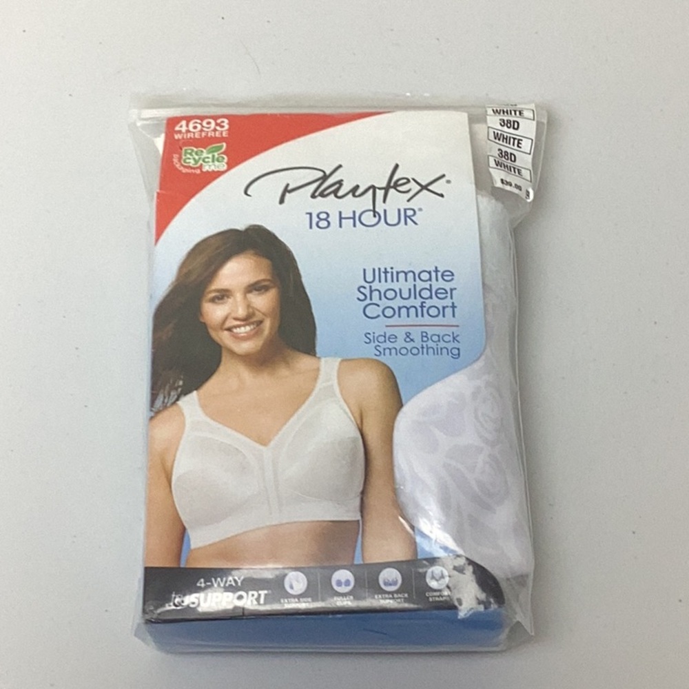 Playtex 18 Hour Wirefree Bra 38D